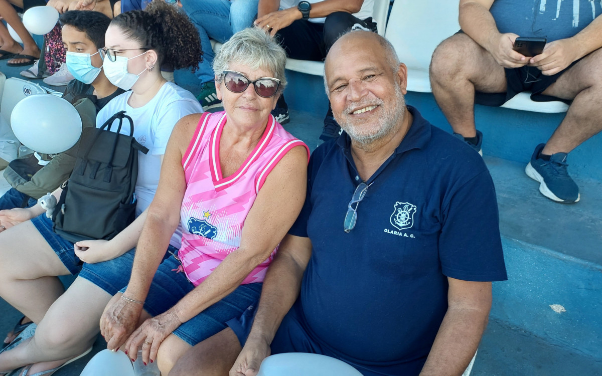 Leila Siston e Paulo Magal marcaram presença mais uma vez em jogos do Olaria