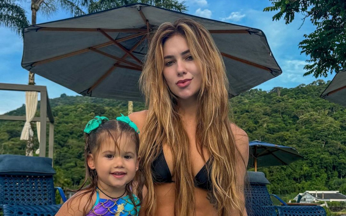 Virginia e a filha mais velha, Maria Alice - Reprodução