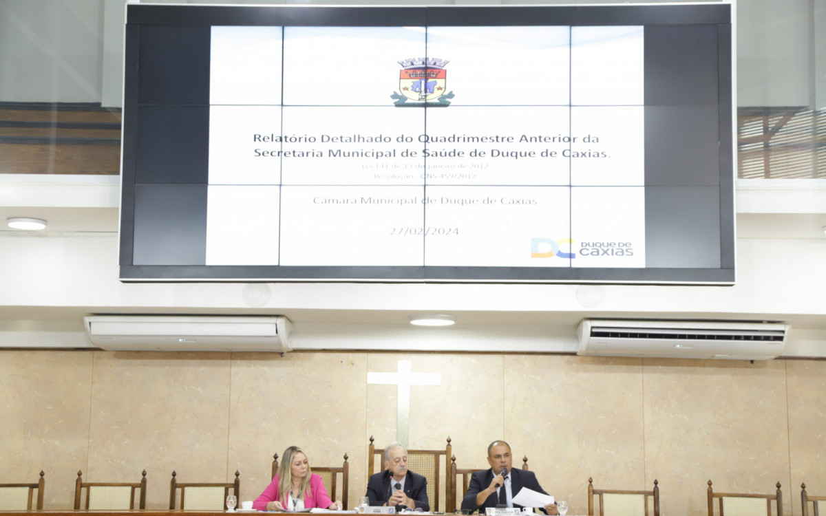 Caxias faz presta&ccedil;&atilde;o de contas na C&acirc;mara de Vereadores -  Art V&iacute;deo/ Victor Hugo/Divulga&ccedil;&atilde;o