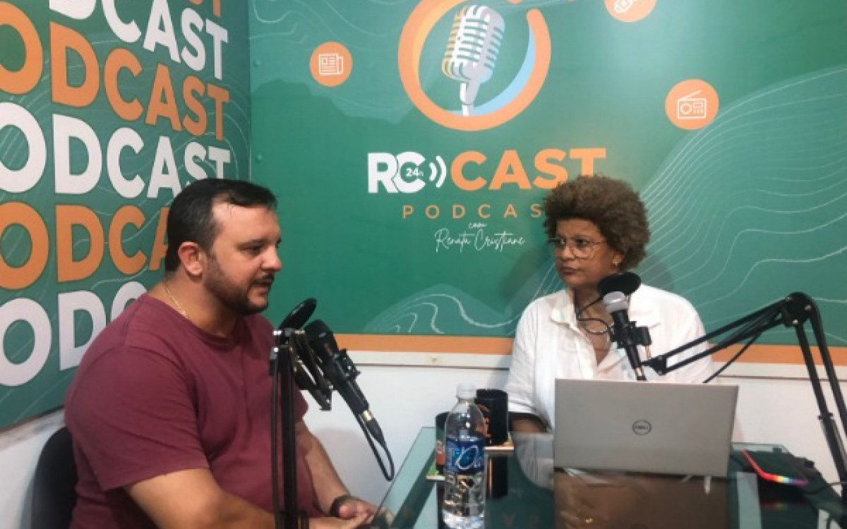 Rafael Peçanha durante entrevista ao RC Cast