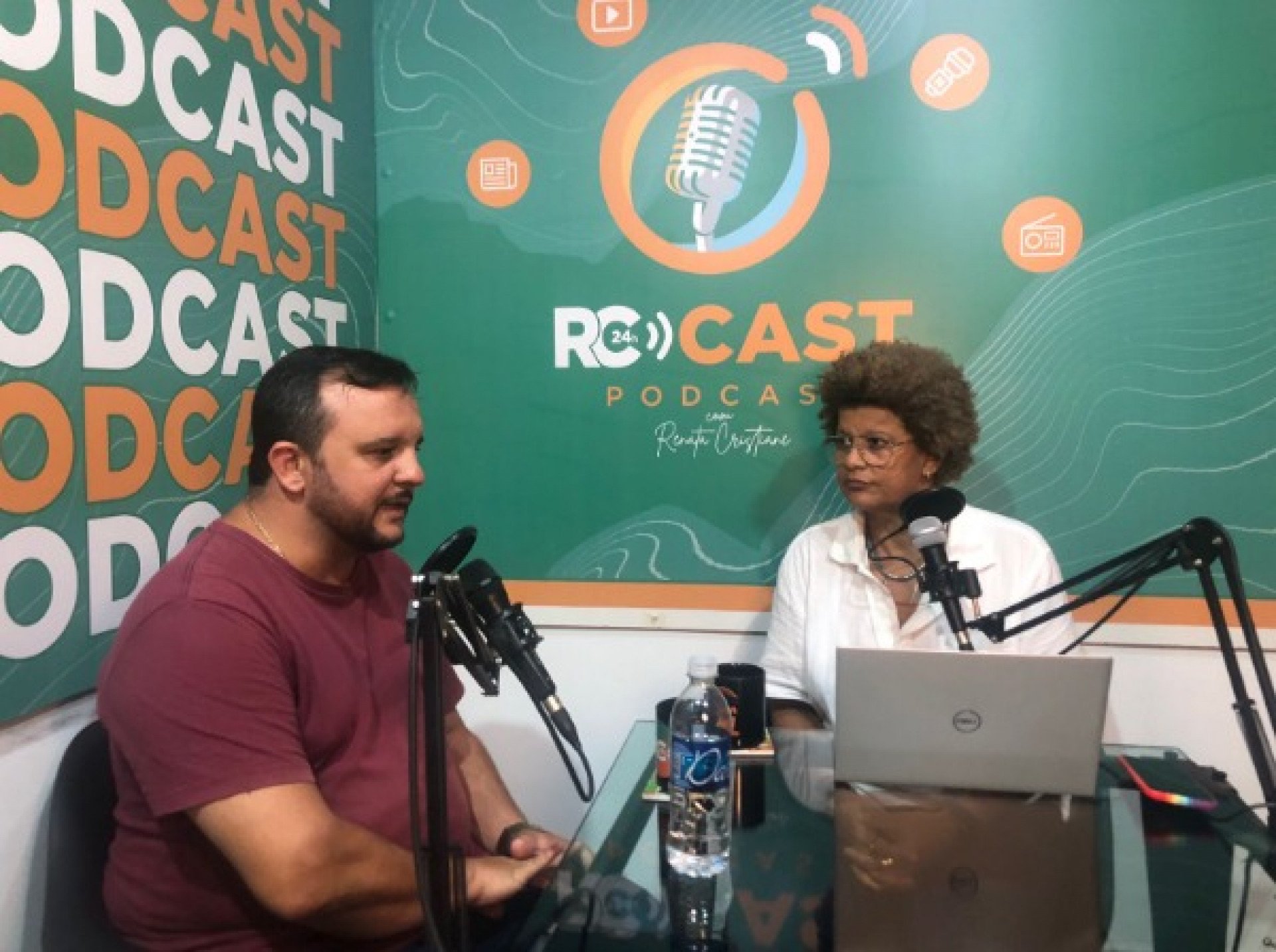 Rafael Peçanha durante entrevista ao RC Cast - Renata Cristiane
