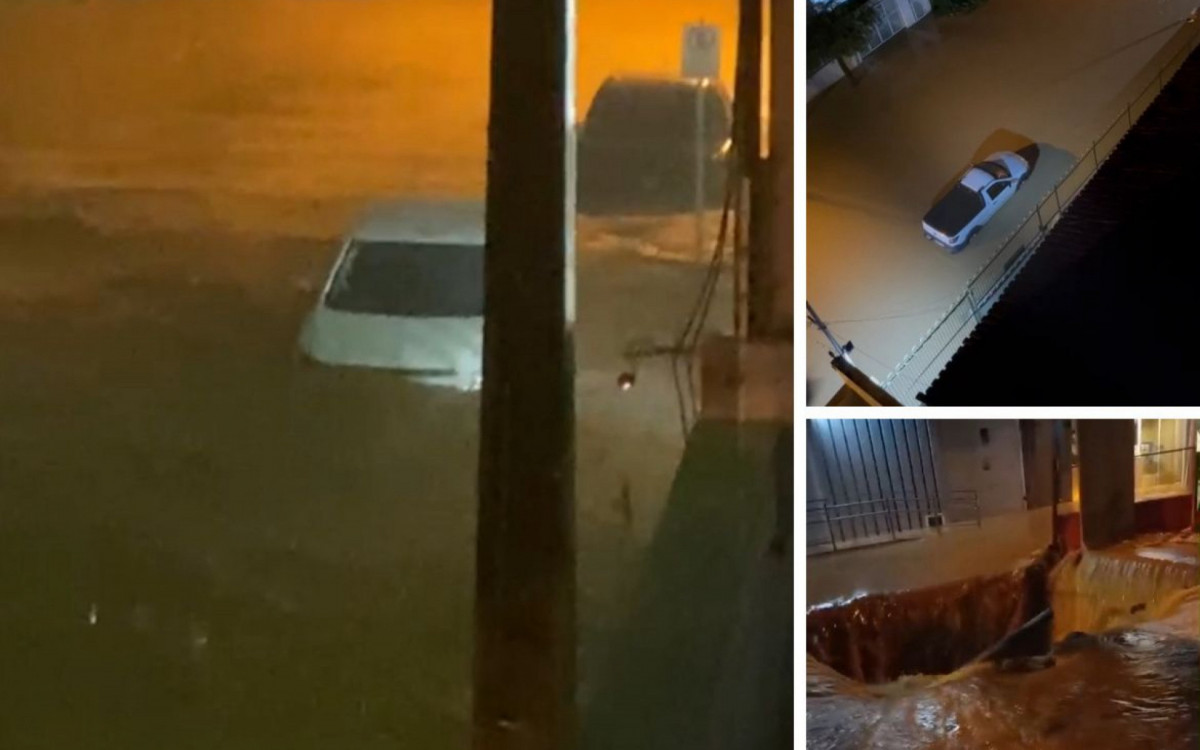 Sentido horário: Rua Rui Barbosa, Rua Apolinário Cunha e Rua 10 de Maio