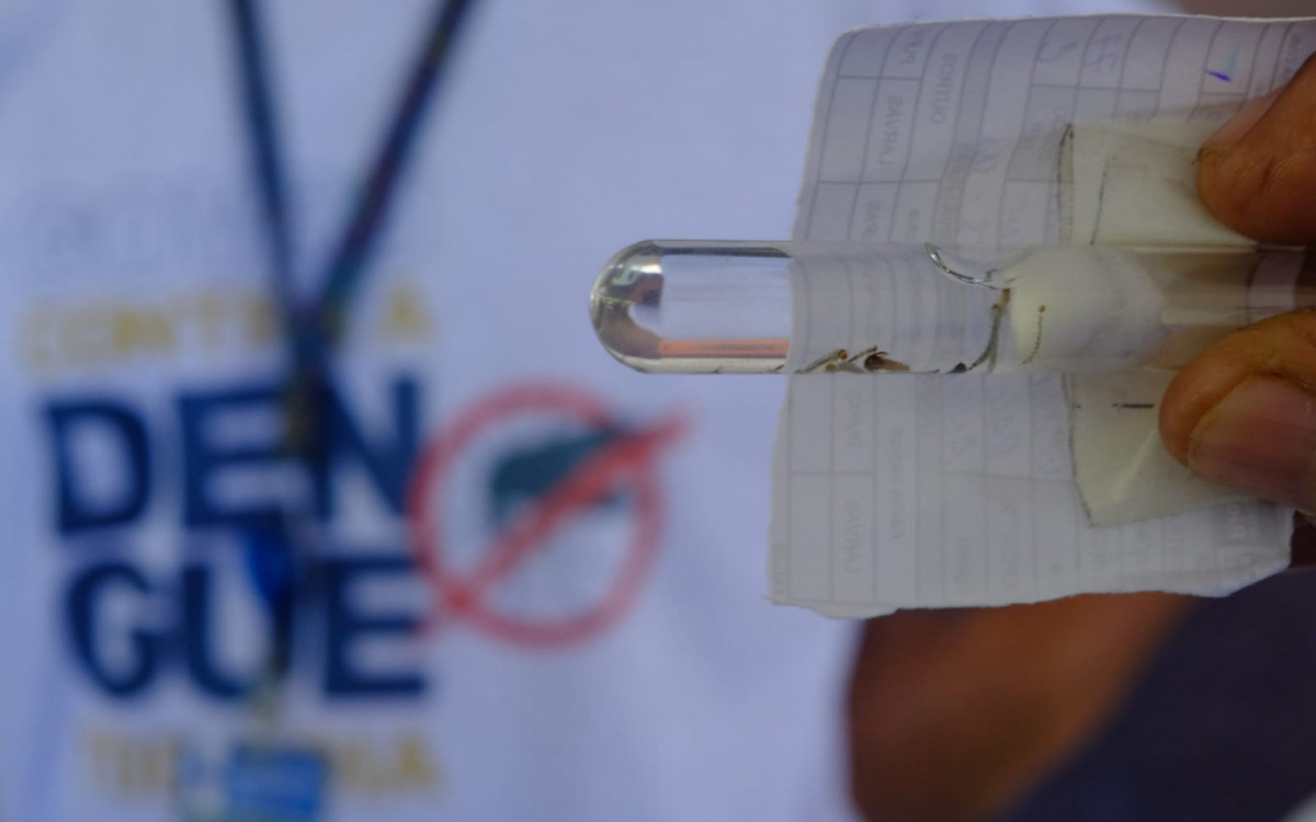 Ação de conscientização no Dia D contra a dengue no Parque das figueiras, na Lagoa