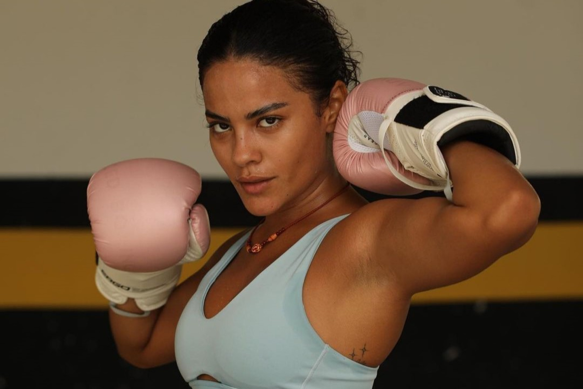 Bella Campos compartilha treino de boxe após receber mensagens negativas - Reprodução / Instagram