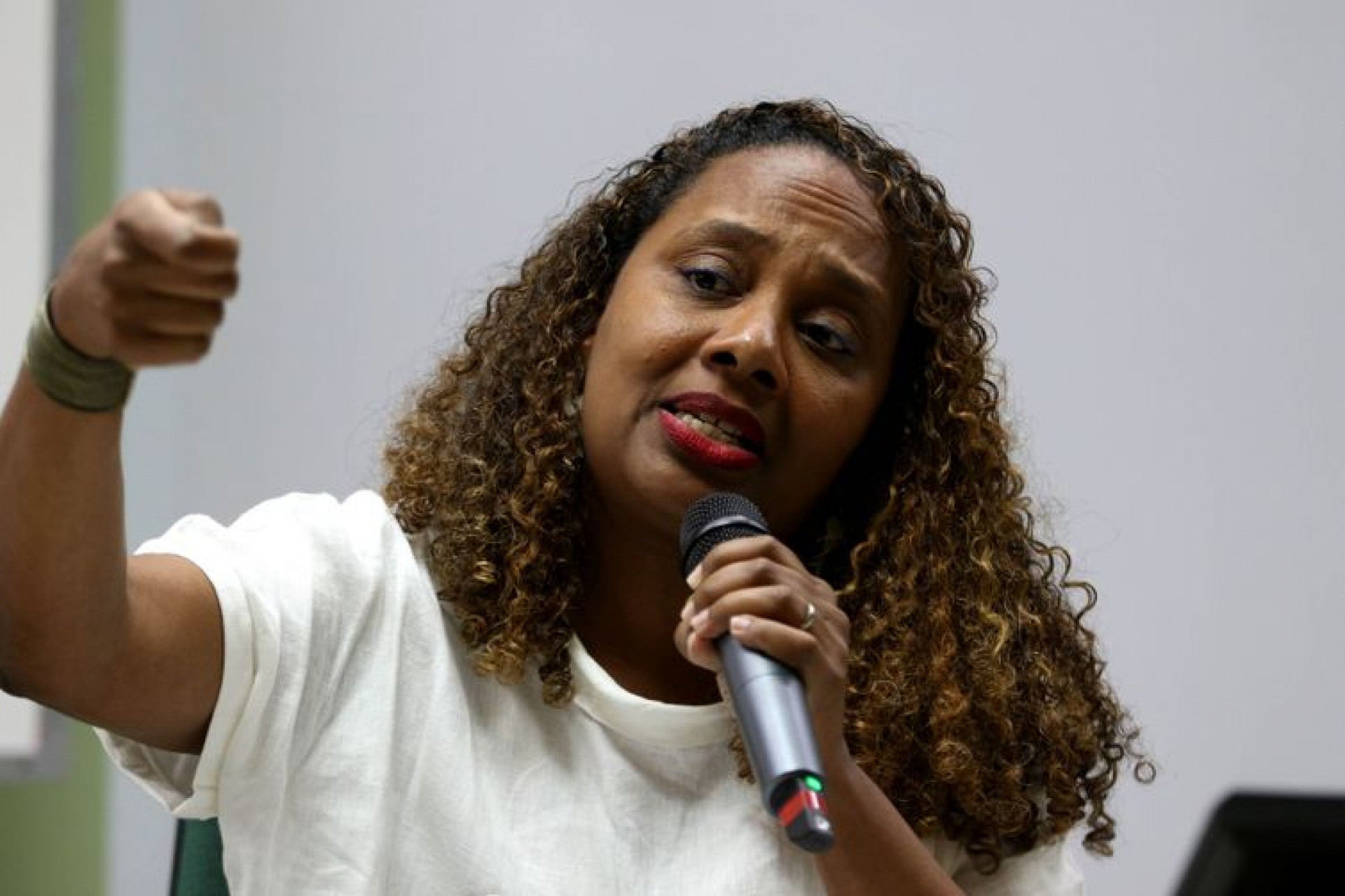 Daniele da Silva Magalh&atilde;es pleiteia representatividade no poder p&uacute;blico - T&acirc;nia R&ecirc;go/Ag&ecirc;ncia Brasil