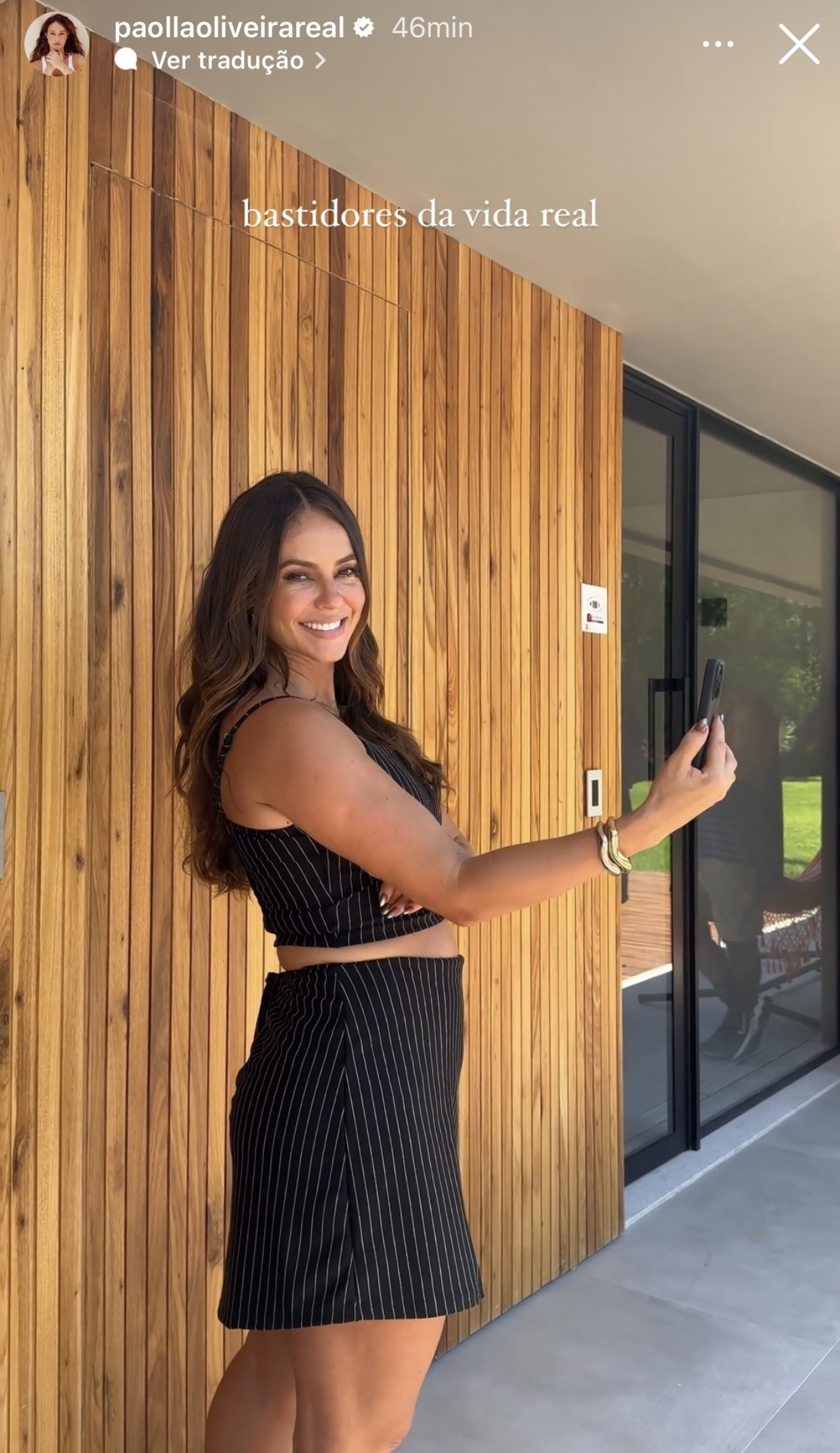 Paolla Oliveira lamenta fim das férias - Reprodução