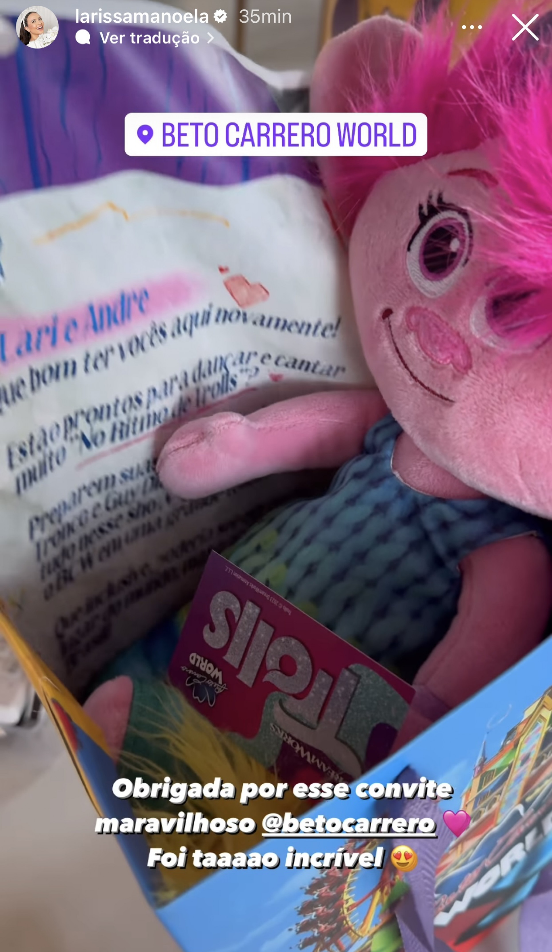 Larissa Manoela compartilha registros do fim de semana - Reprodução