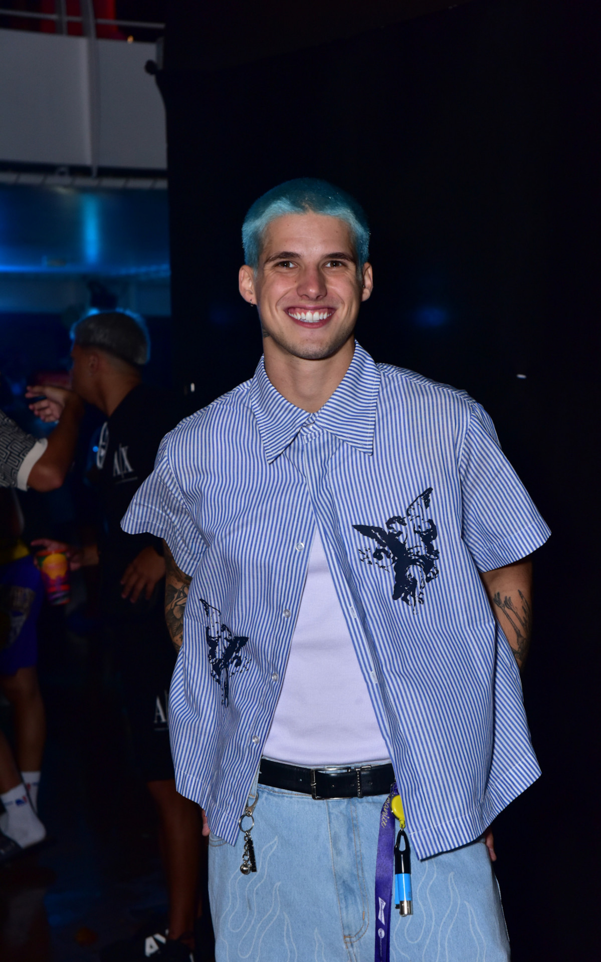 Ex-BBB Gabriel Fop prestigia primeira noite de shows do navio \'Numanice\'