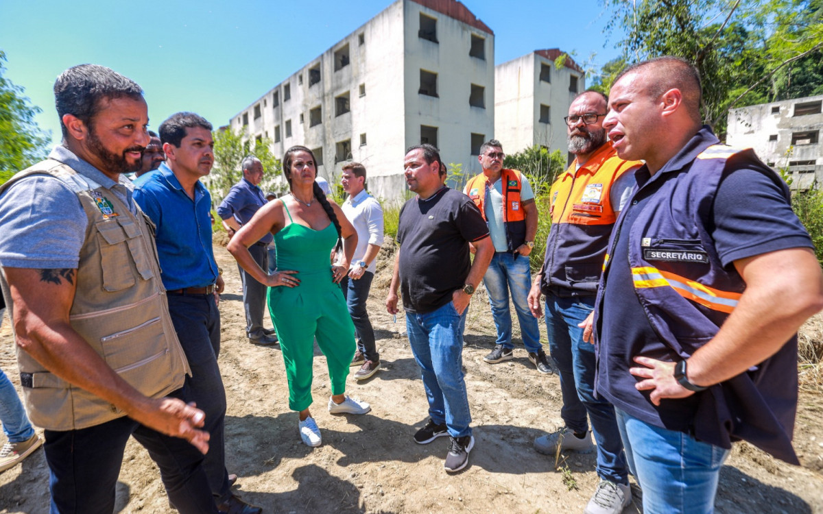 Tuninho Medeiros, Whélen Leite, Tati Ervite, Renatinho, Alberto Vieira e Matheus Carneiro conversaram sobre as condições do condomínio Vale do Ipê