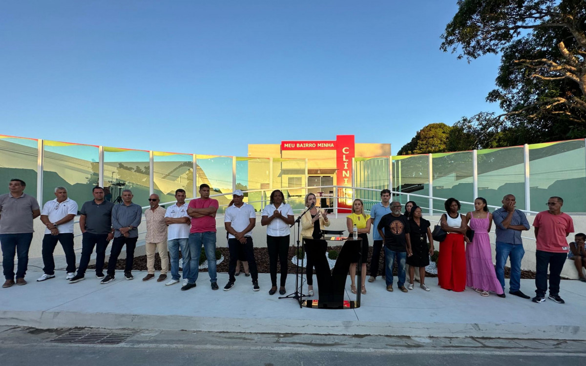 Inauguração da Clínica Municipal de Saúde da Vila Canaã