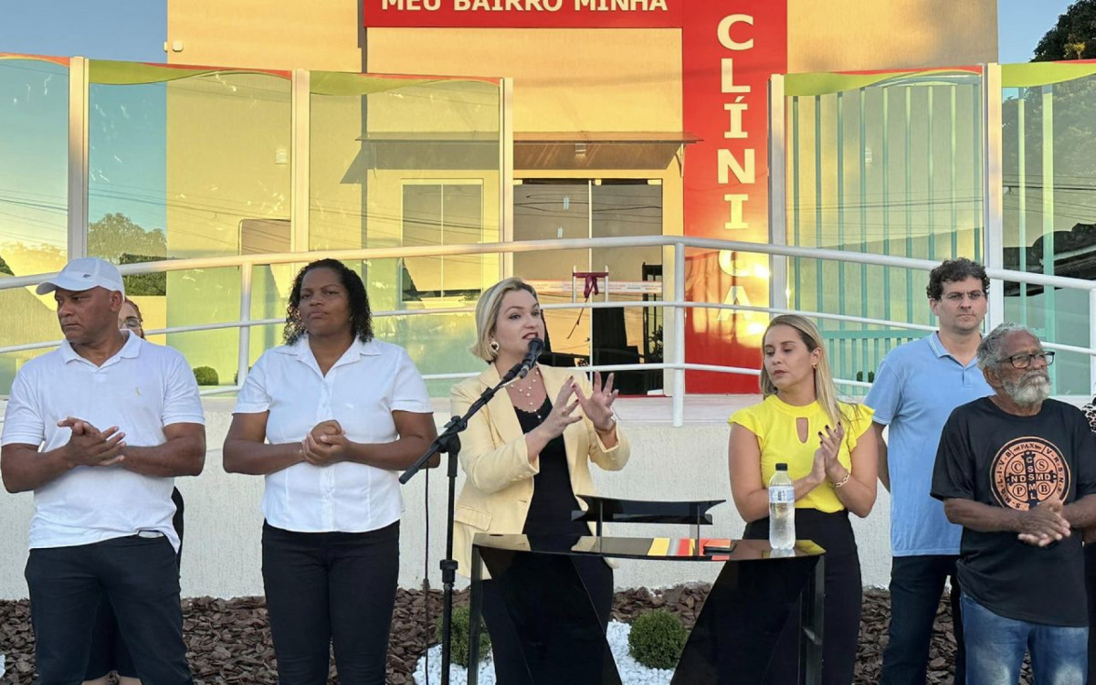 Inauguração da Clínica Municipal de Saúde da Vila Canaã