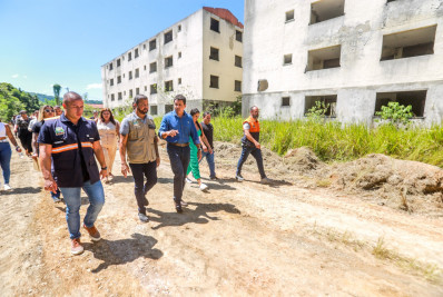 Obras dos Condomínios Baleares e Vale do Ipê deverão recomeçar em abril em Belford Roxo