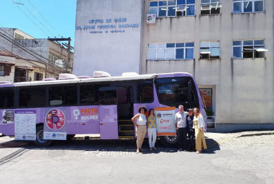Ônibus Lilás leva atendimentos do CRAM Tia Alice ao Itamarati
