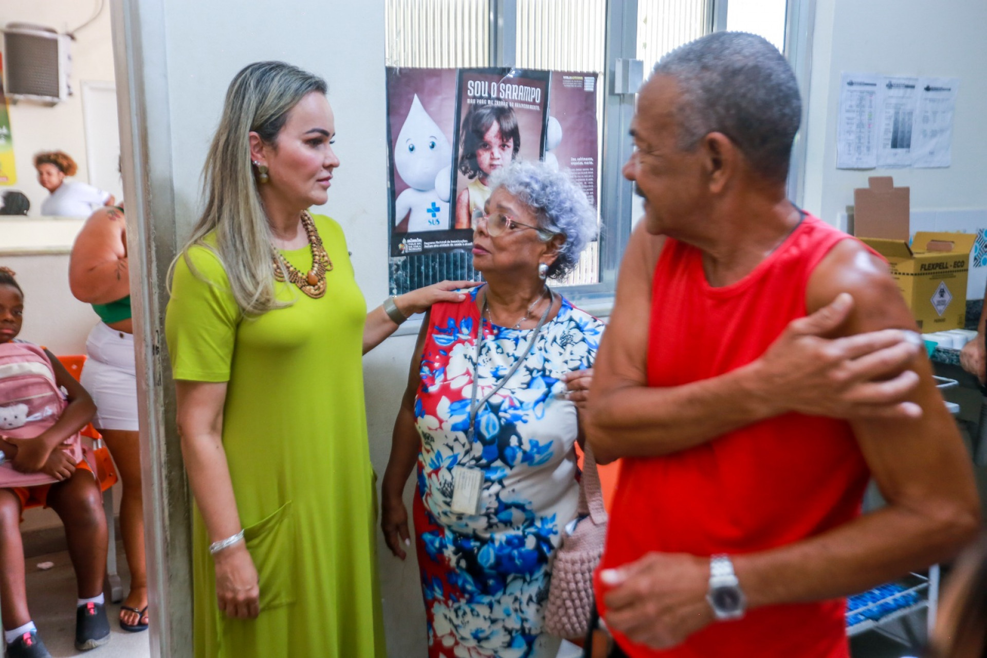 A deputada federal Daniela do Waguinho destacou que a campanha de vacinação é importante - Rafael Barreto/PMBR