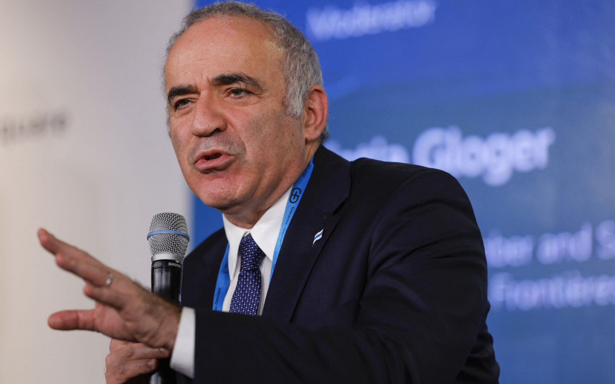 Kasparov é ferrenho opositor da campanha militar russa na Ucrânia - Odd Andersen / AFP