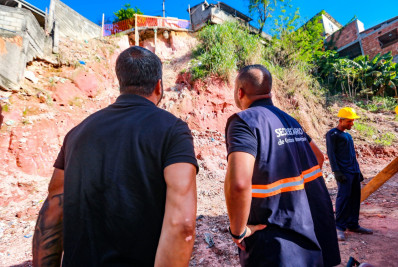 Prefeitura de Belford Roxo inicia obras de contenção de encosta no bairro Outeiro