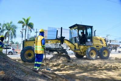 Obras do Estado no bairro Marambaia entram na reta final