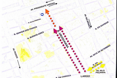 Paes anuncia mudanças no trânsito do Centro do Rio