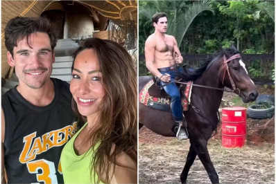 Sabrina Sato faz elogios ao ver Nicolas Prattes andando a cavalo: 'Cheio de vida'