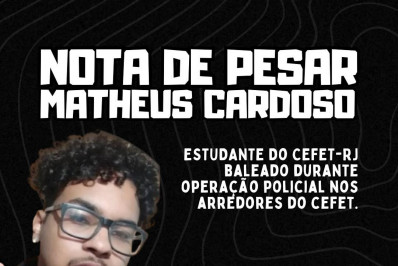 Morre aluno do Cefet baleado durante perseguição policial no Maracanã