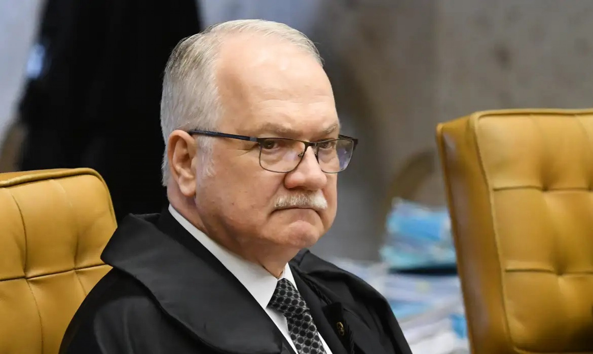 Ministro Edson Fachin votou com o relator pela descriminaliza&ccedil;&atilde;o da maconha - Carlos Moura/STF