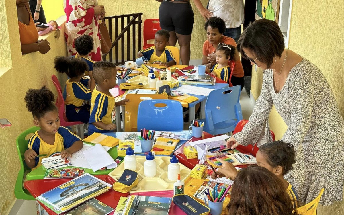 Inauguração da oitava Casa Creche no bairro Fazendinha