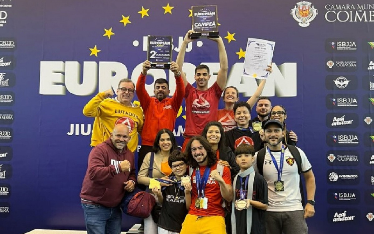 Com filial de Braga presente, Gracie Barra deu show no último Europeu da ISBJJA 

