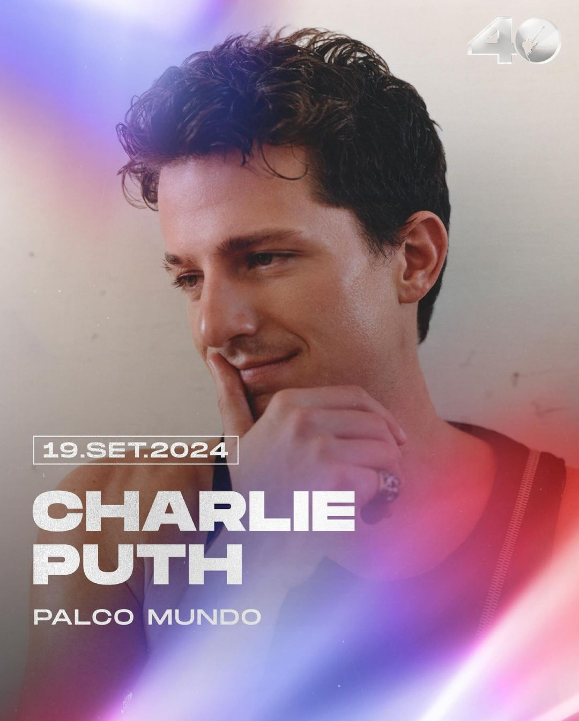Charlie Puth é confirmado no Rock in Rio 2024 - Reprodução / Instagram 