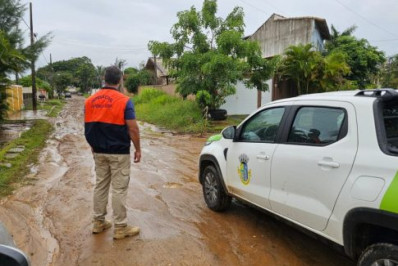 Defesa Civil realiza patrulhamento preventivo após chuvas em São Pedro da Aldeia 
