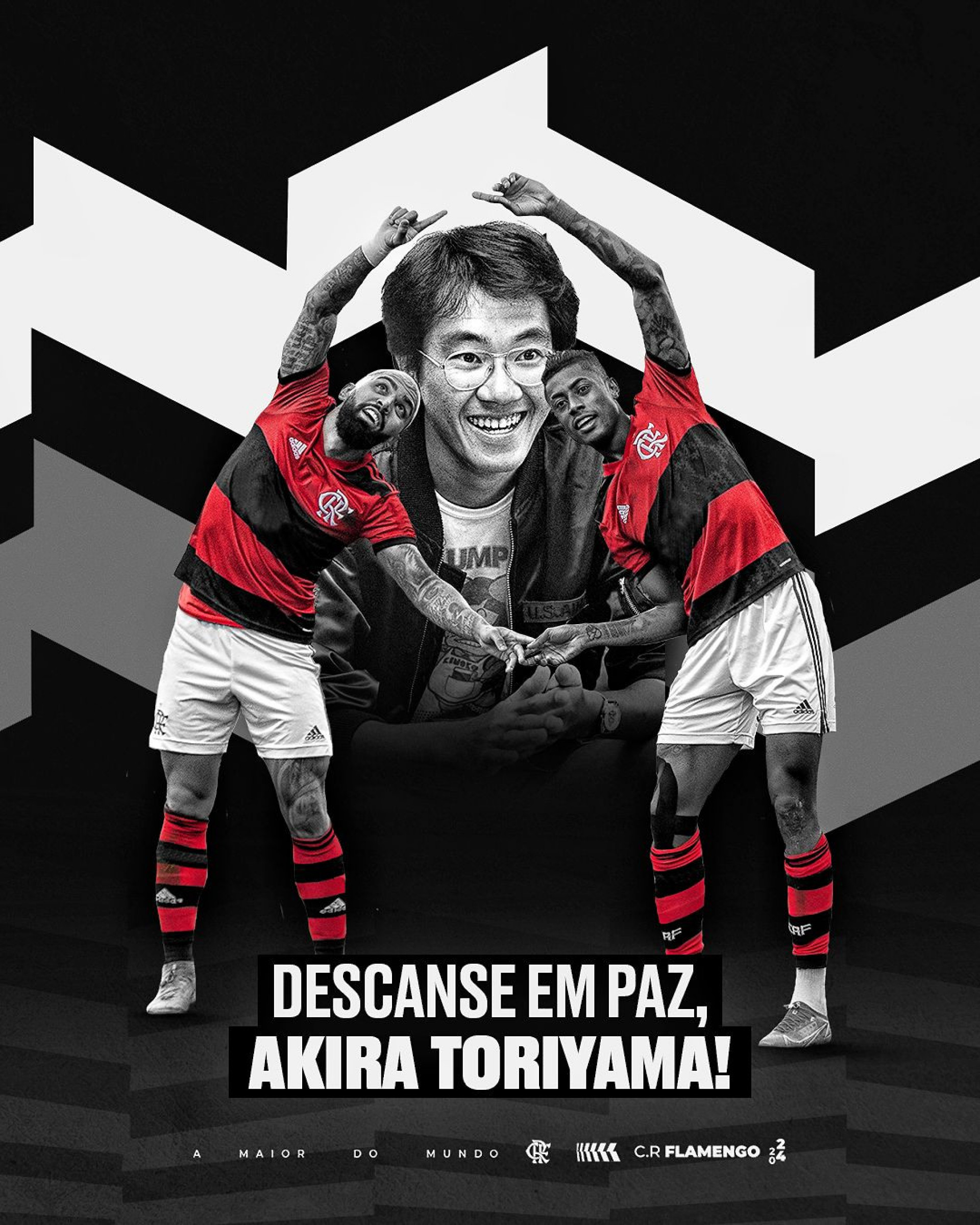 Flamengo relembrou a comemoração \