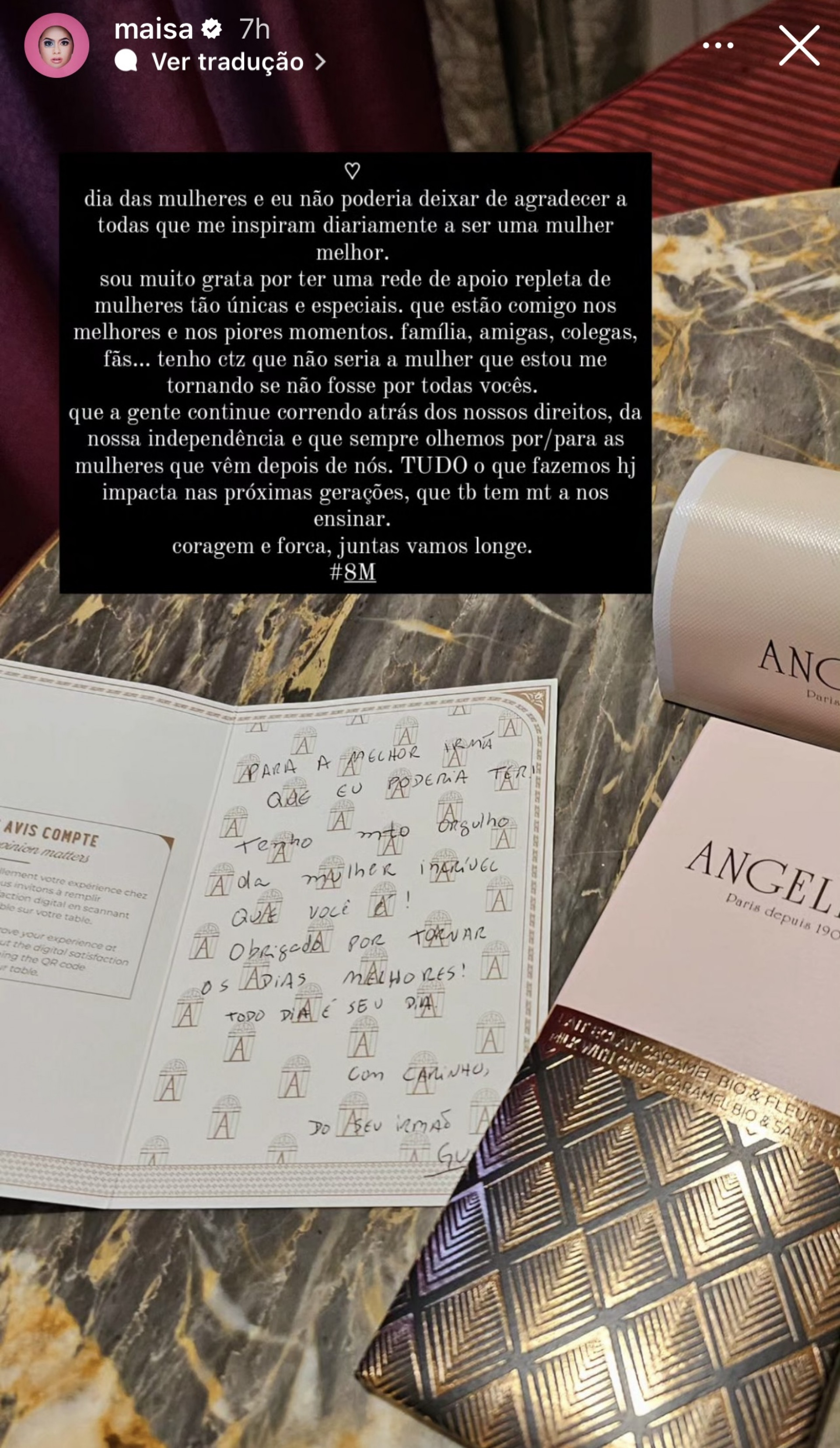 Maisa celebra o Dia da Mulher - Reprodução