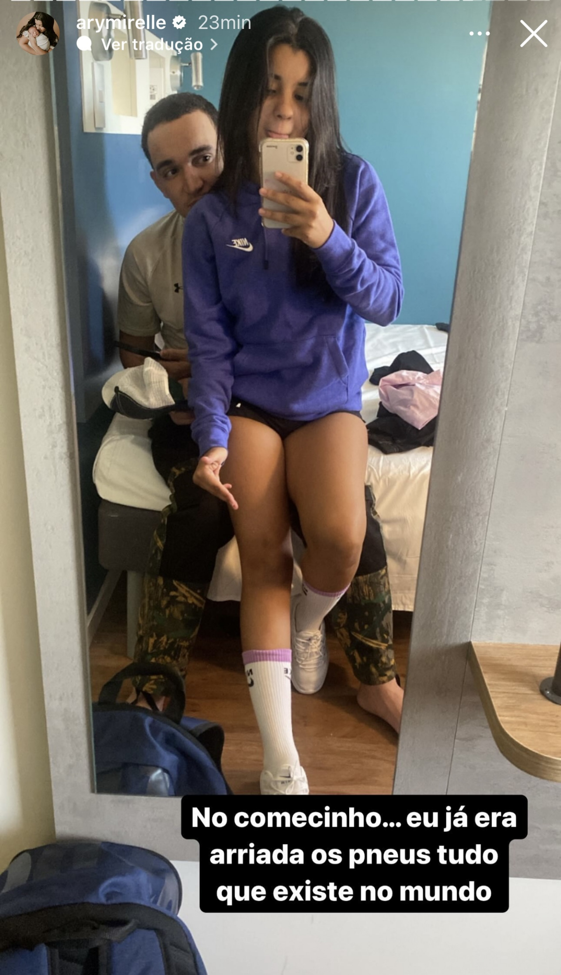 Ary Mirelle relembra começo de relacionamento com João Gomes - Reprodução