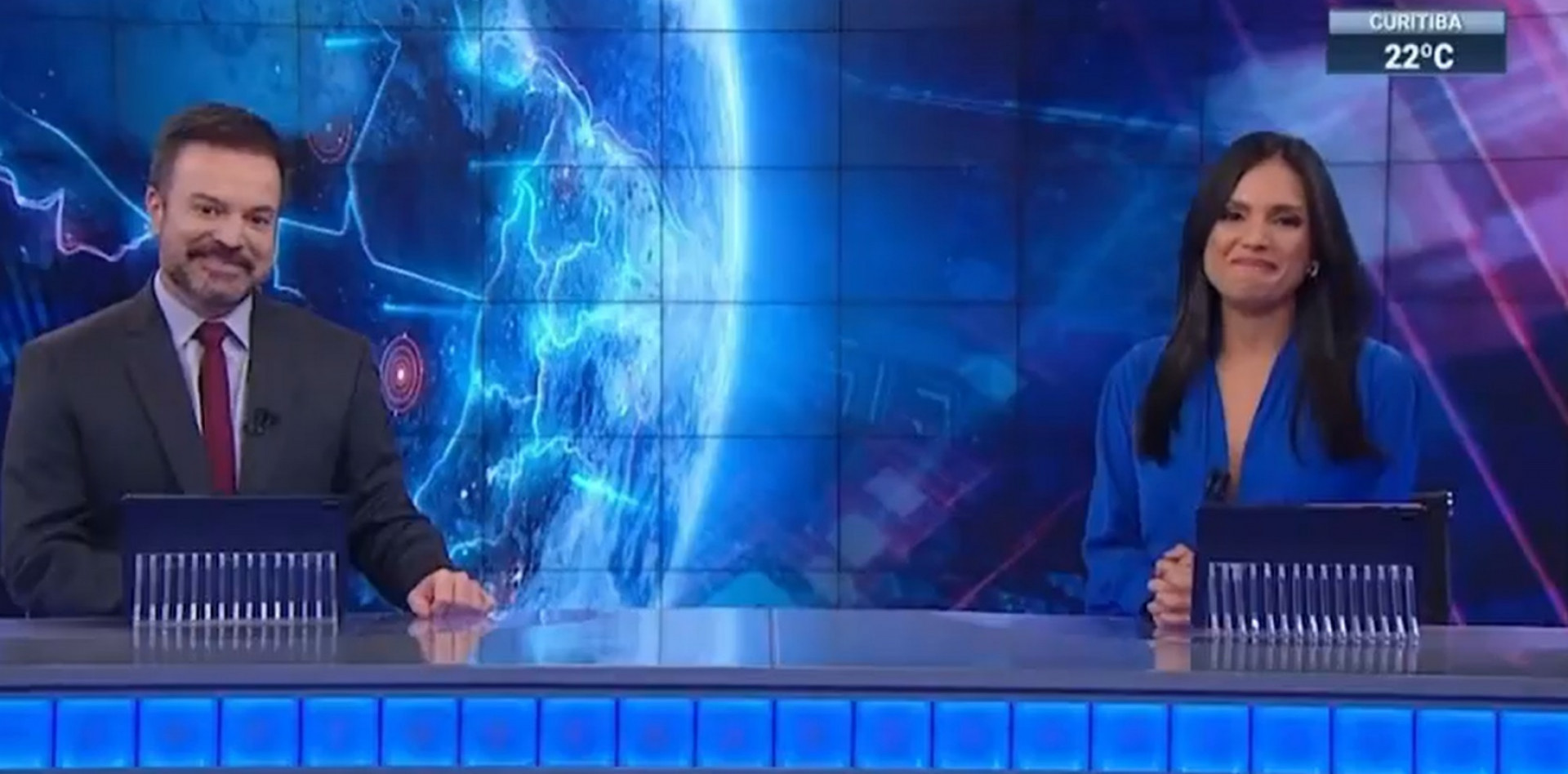 Marcelo Torres e Márcia Dantas - Reprodução de vídeo / SBT