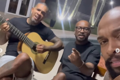 Rodriguinho e Thiaguinho cantam juntos em vídeo publicado por Nego Di