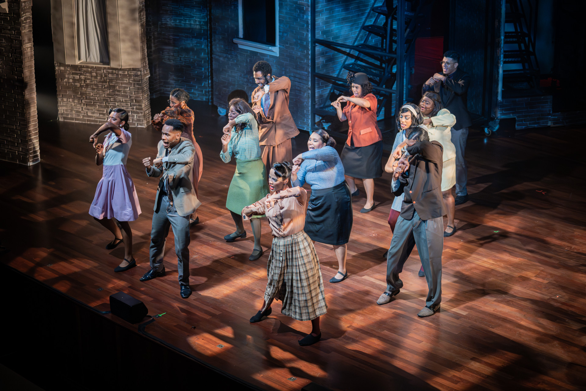 Atores em cena no musical sobre Martin Luther King Jr - Divulgação