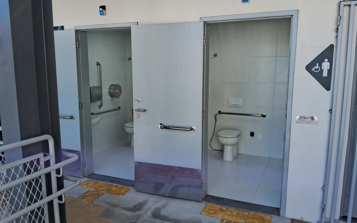 Estação ganhou banheiros públicos acessíveis para os usuários