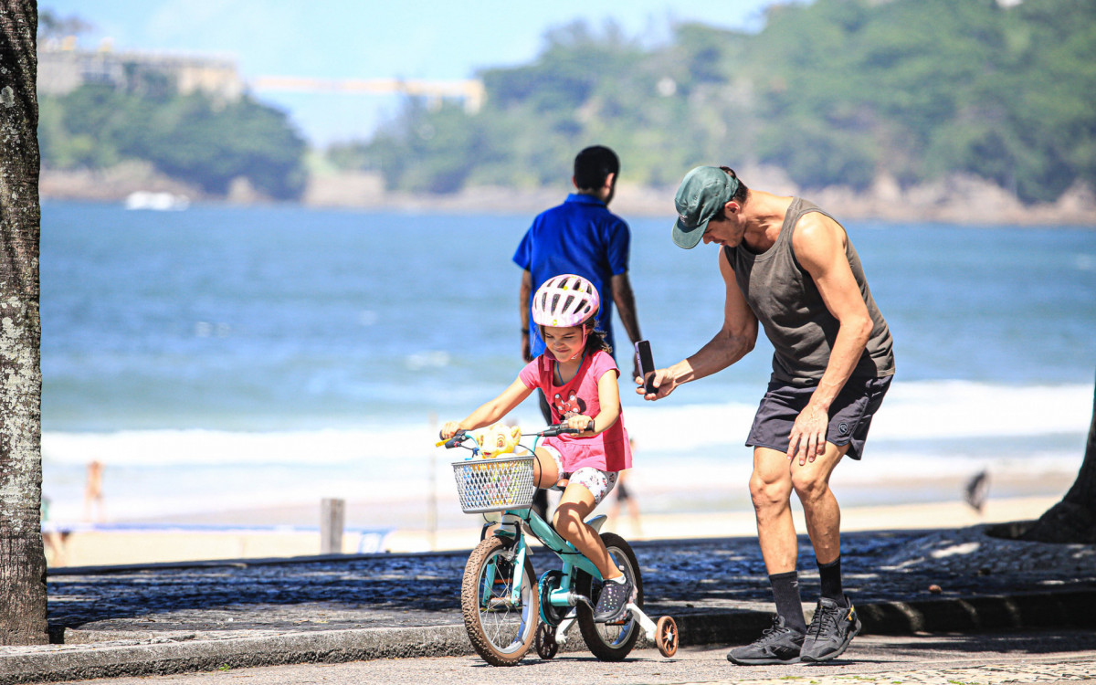 José Loreto e a filha