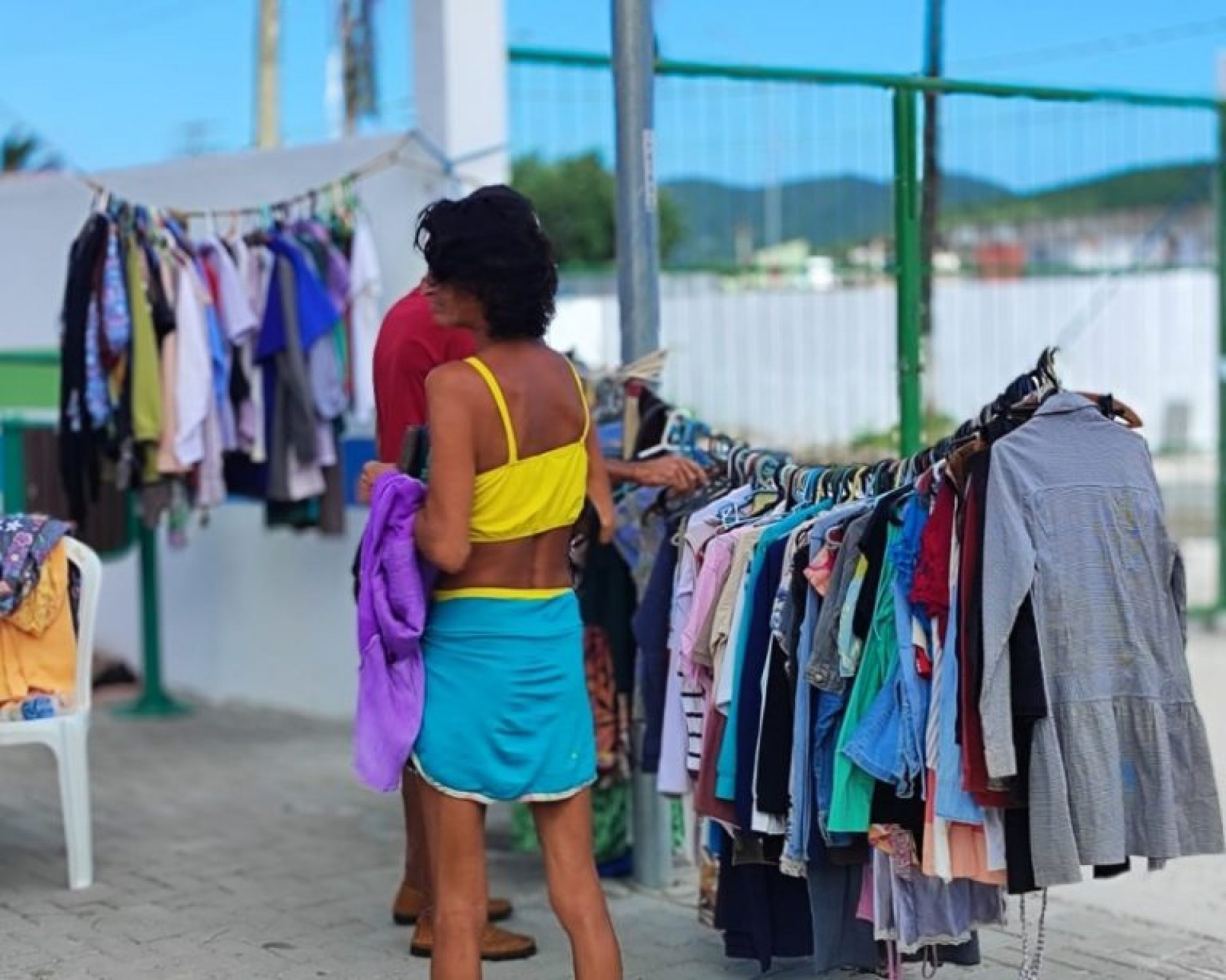 Ação social na Praça Victorino Carriço  - Divulgação  