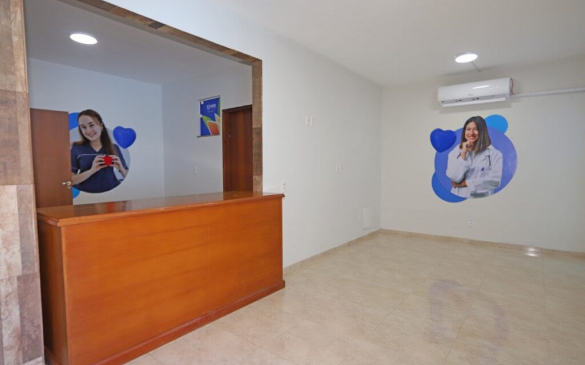 Recepção da Clínica Beija-Flor 