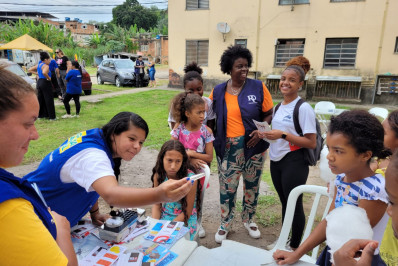 Volta Redonda faz ação de conscientização contra a dengue no bairro Três Poços