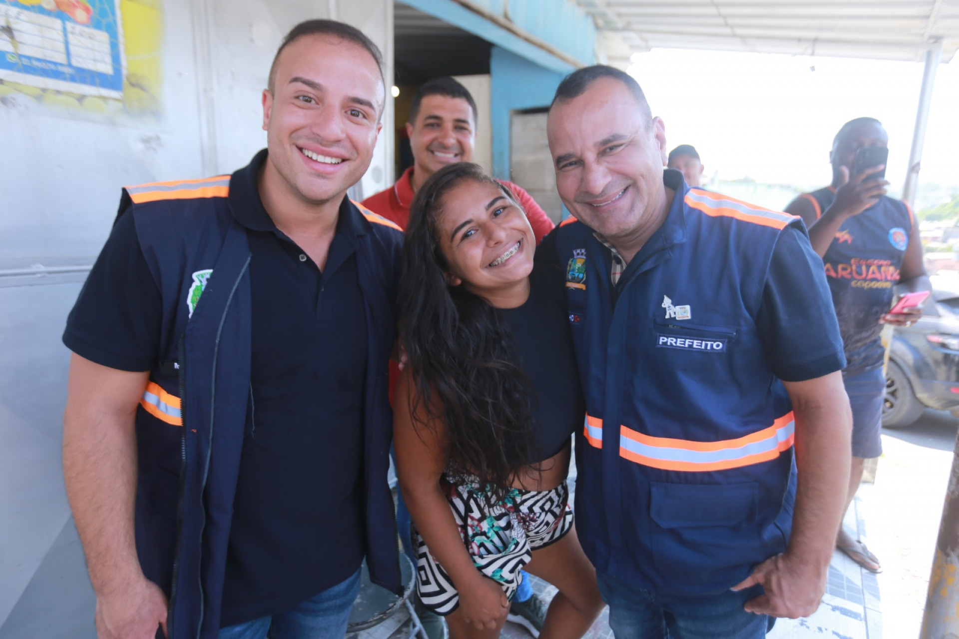 A moradora do Morro do Machado, Ana Mendon&ccedil;a, 27, ficou muito feliz com os novos an&uacute;ncios de inaugura&ccedil;&otilde;es - Rafael Barreto / PMBR