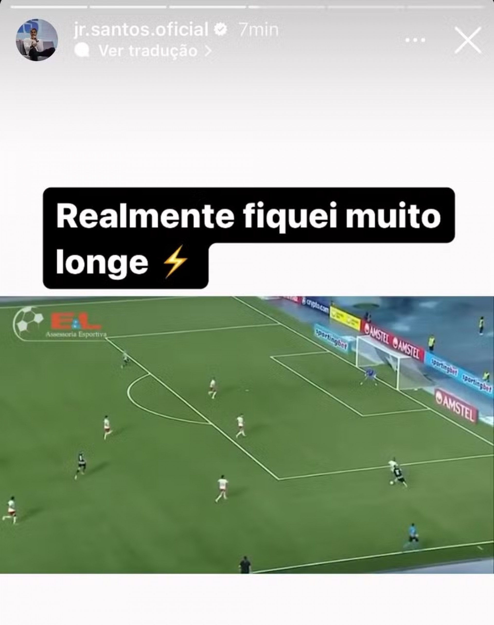 Post de Júnior Santos nas redes sociais - Reprodução / Instagram