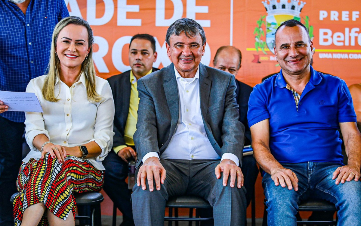 Deputada Daniela do Waguinho, ministro Wellington Dias e Waguinho saíram satisfeitos do encontro