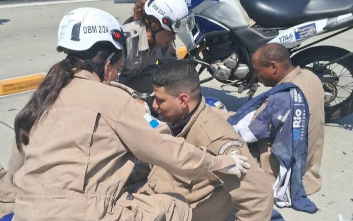 Atropelamento aconteceu na altura da estação do BRT de Vigário Geral, na Zona Norte do Rio