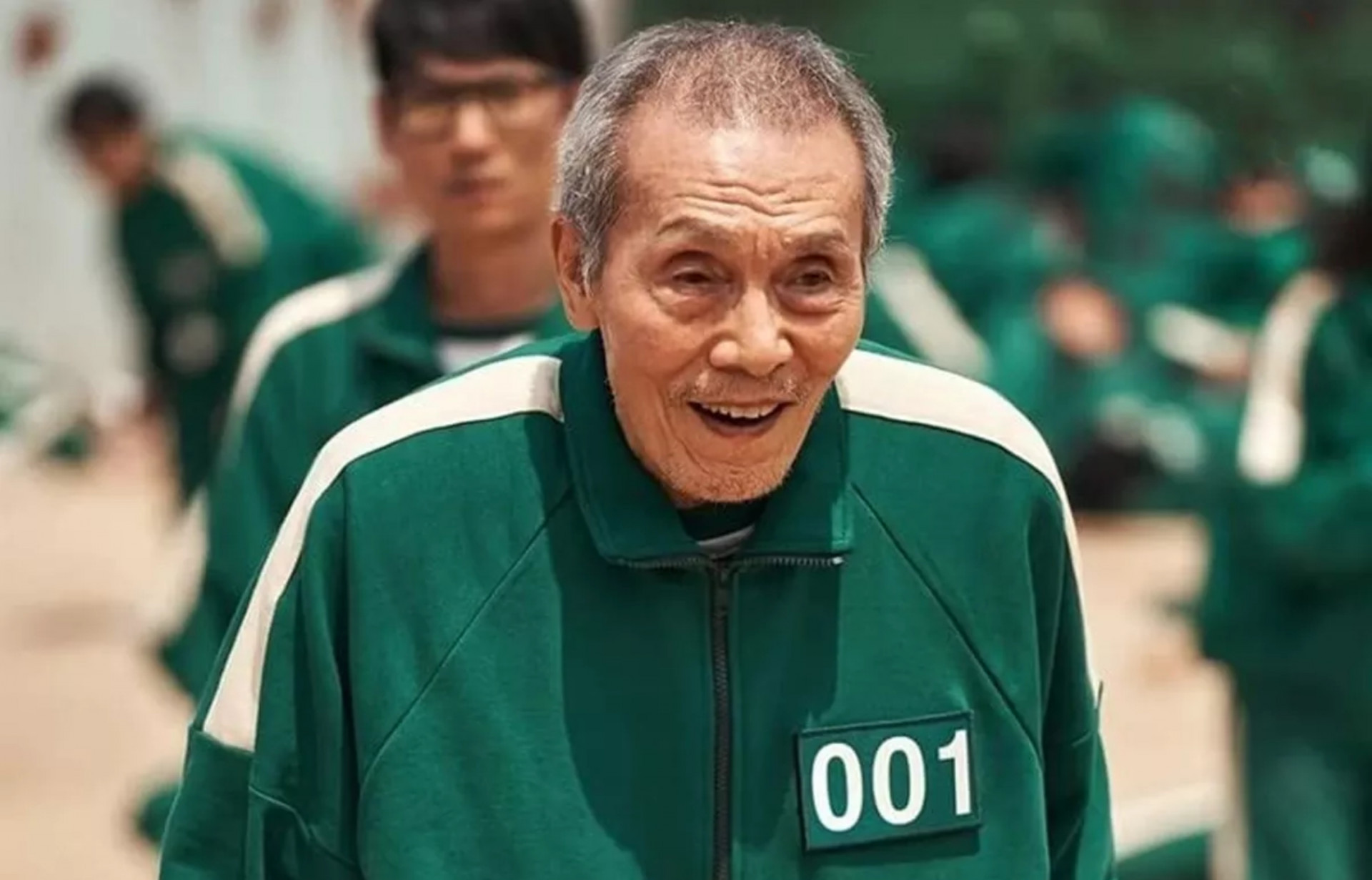 Oh Yeong-su durante sua participação na série 'Round 6' da Netflix - Divulgação / Netflix