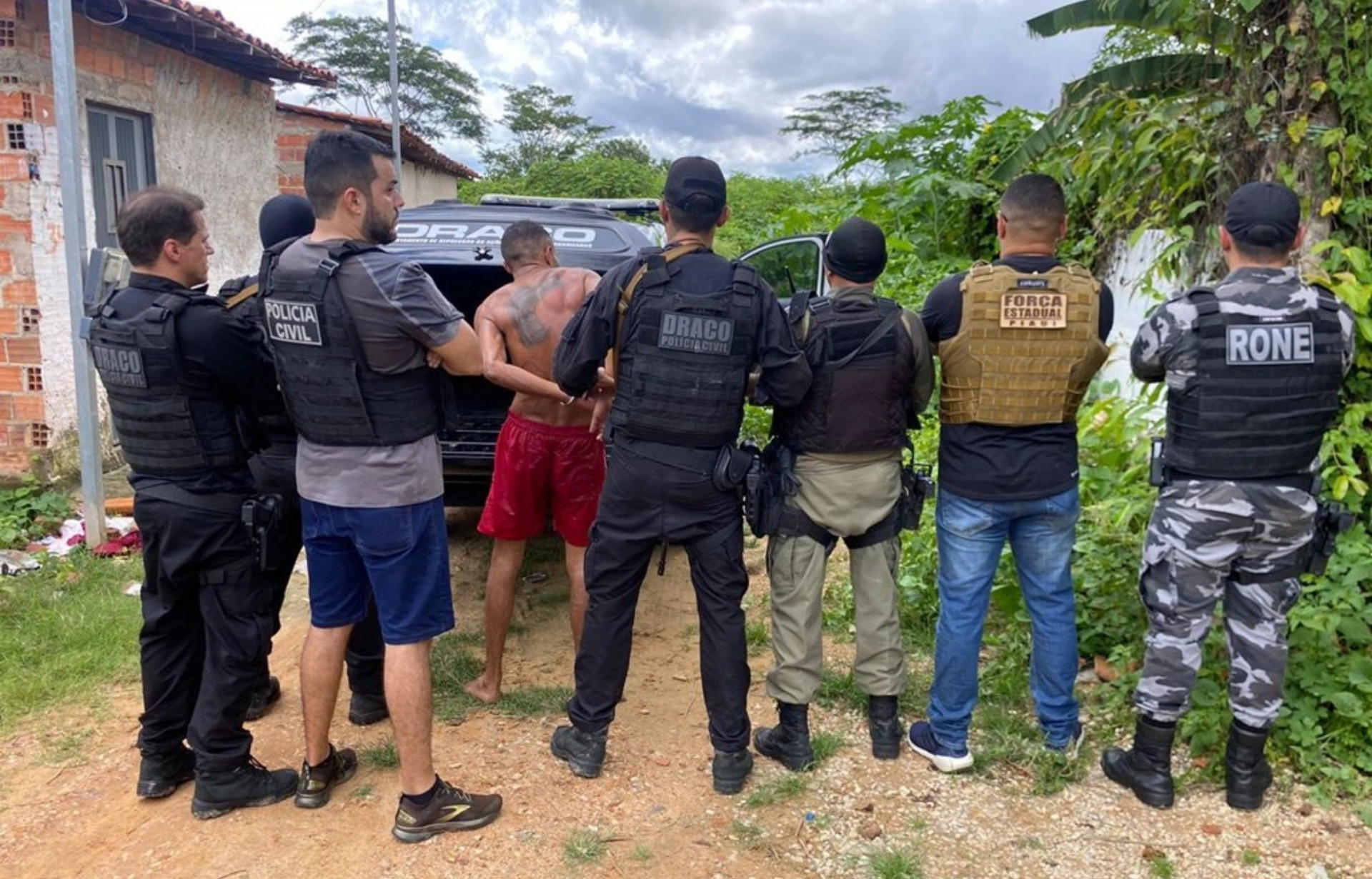 Gleison Ferreira Silva foi preso nesta sexta-feira (15) pelo assassinato de Petr&ocirc;nio Nunes - Divulga&ccedil;&atilde;o / SSP-PI