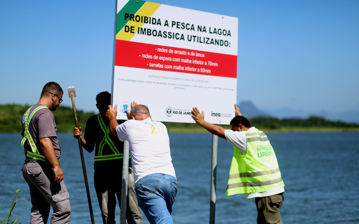 Ambiente monitora e sinaliza a Lagoa contra a pesca predatória