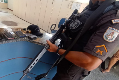 Três homens são presos durante abordagem na Pavuna