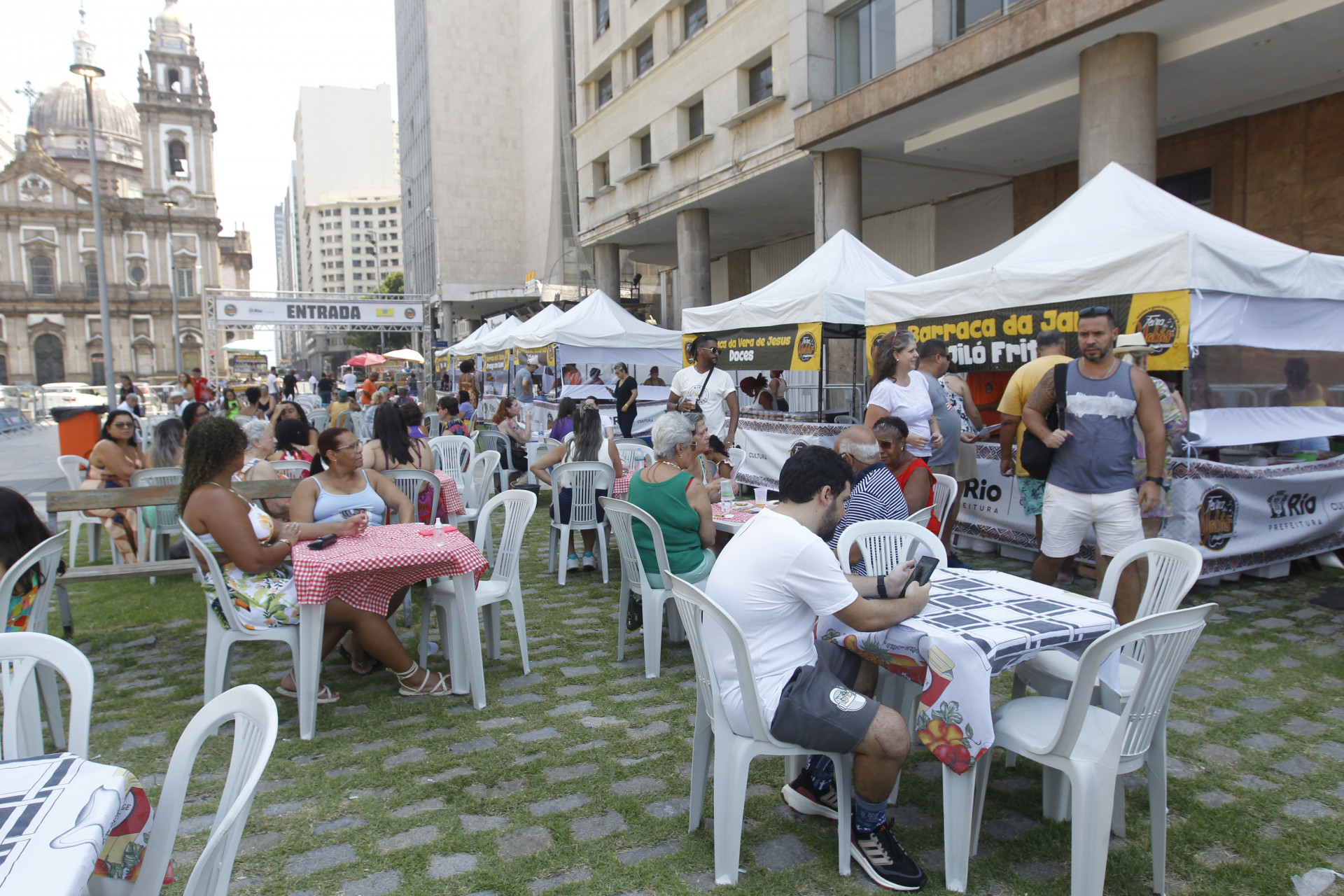 Evento agitou área perto da Candelária - Reginaldo Pimenta / Agência O Dia