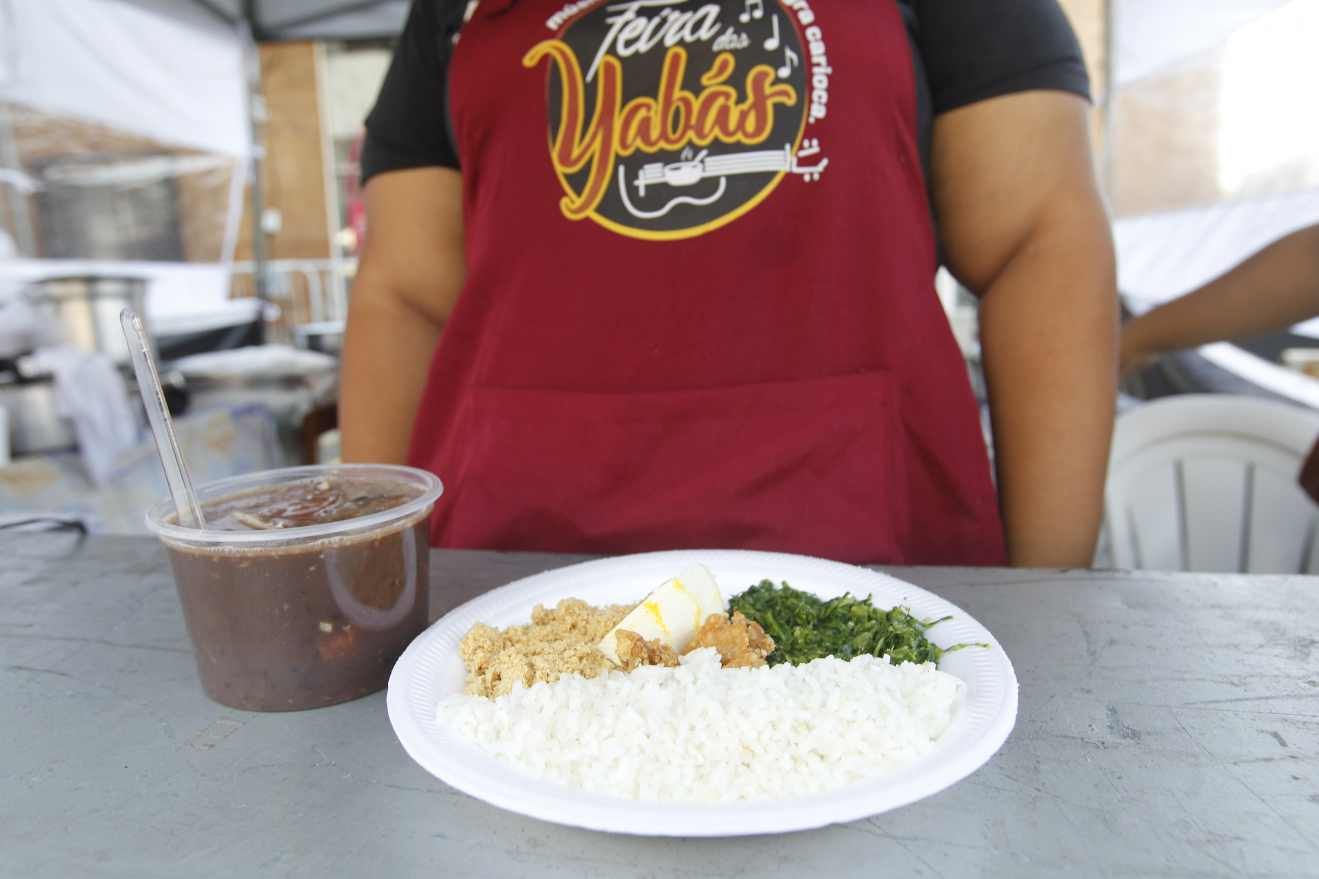 Quitute servido na Feira das Yabás - Reginaldo Pimenta / Agência O Dia